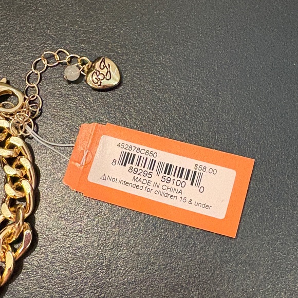 NWT Betsey Johnson Black Cat Pink Pumpkin Necklace Halloween - Picture 5 of 7